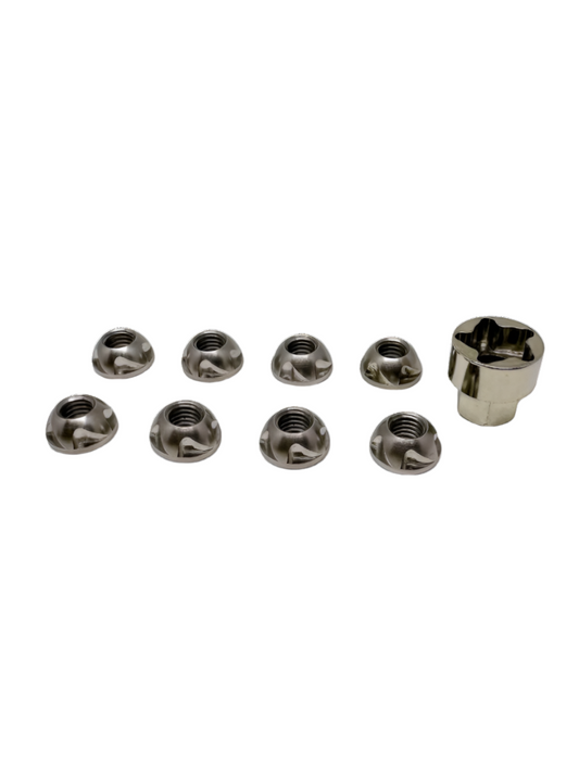 Lucas Creek Security Nut Set – M8 Locking Nuts for Rooftop Tents & Awnings
