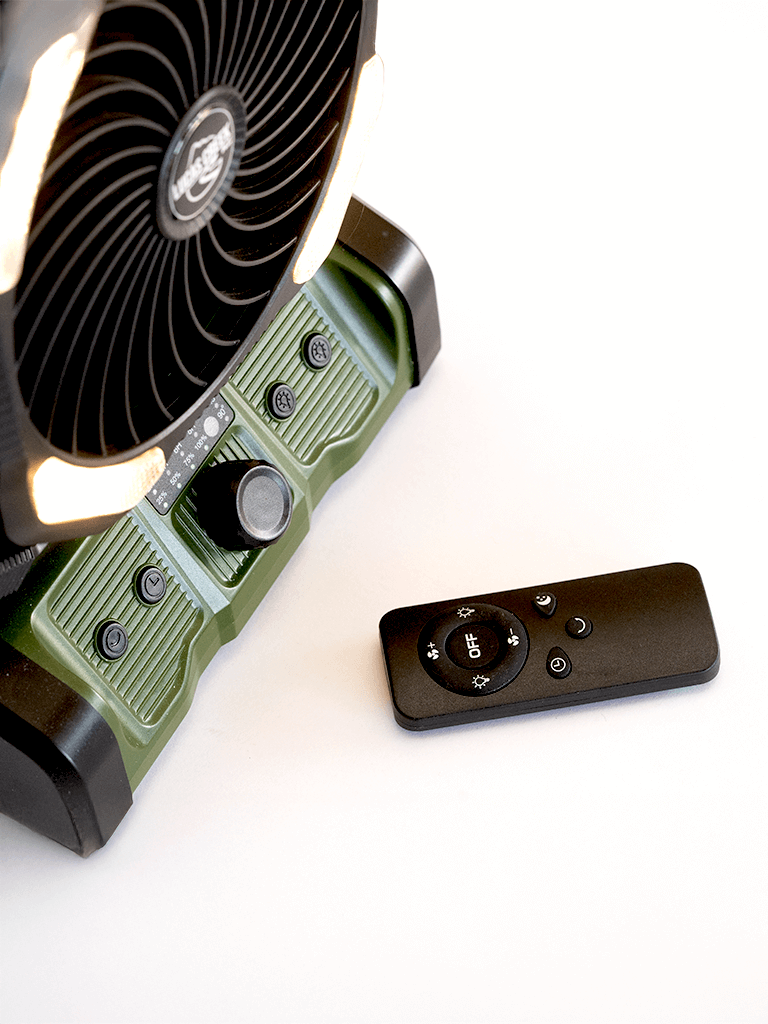 Lucas Creek 3-in-1 Camping Fan, Light with Power Bank