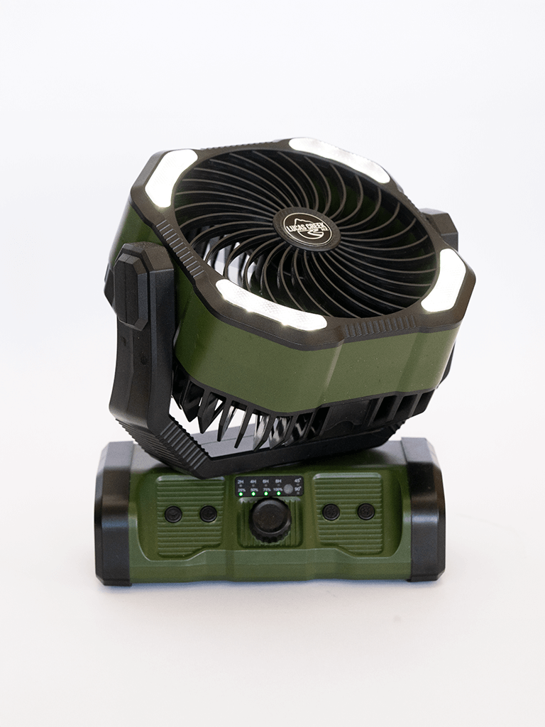Lucas Creek 3-in-1 Camping Fan, Light with Power Bank