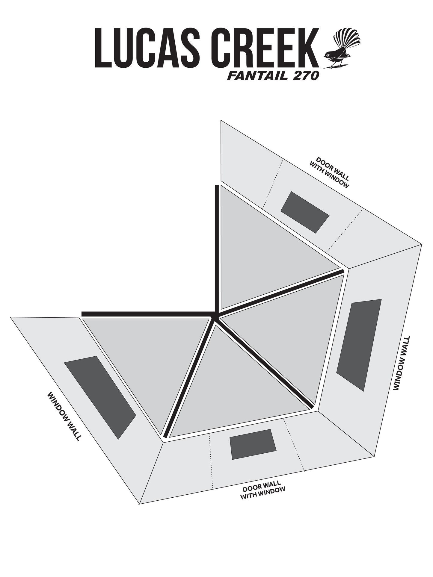Lucas Creek Fantail 270 Gen 3 Awning Wall Kits