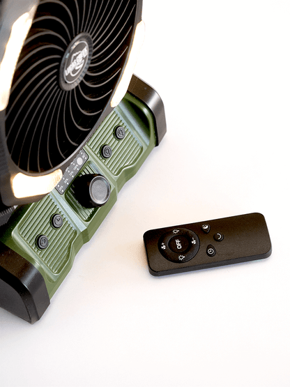 Lucas Creek 3-in-1 Camping Fan, Light with Power Bank