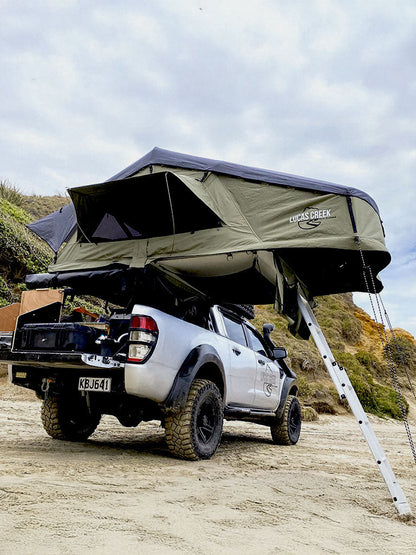 Lucas Creek Gen 3 Soft Shell Rooftop Tent - Natural Green